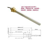 Resistenza Candeletta stufa pellet 3/8 270w 140 Piazzetta Ravelli 13cm battuta