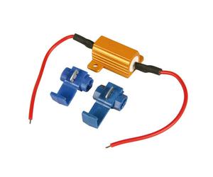 Resistenza cementata 12V 3 OHM 5 W Per frecce Lampade Led Con connettori rapidi