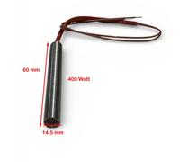 Resistenza Cilindra Siluro per Macchina da Caffe Diametro 14,5 mm- 60 mm - 400 W