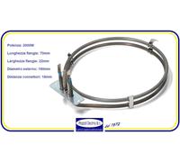 RESISTENZA CIRCOLARE VENTILATO 2000W FORNO INDESIT ARISTON HOTPOINT WHIRLPOOL