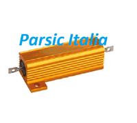 RESISTENZA CORAZZATA 50W 2,7Kohm 2K7 CORPO METALLICO TERM. A SALDARE ( =5 PEZZI)
