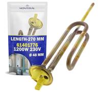 Resistenza Dello Scaldabagno per Caldaia 1200W con Codice Originale 61401776 per Ariston - Garanzia di 10 Anni - MONTERAL