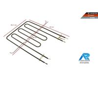 RESISTENZA FORNO ARISTON INDESIT SUPERIORE 2250 W - C00081591 ORIGINALE