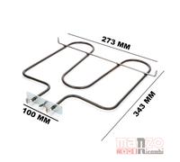 RESISTENZA INFERIORE BASE 1300W 220V PER FORNO CANDY HOOVER ZEROWATT 41024103