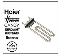 RESISTENZA LAVATRICE 1800W + NTC FASTON ORIGINALE HAIER 0024000279E