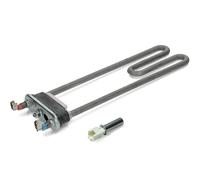 Resistenza Lavatrice Universale, 1850W, misure di immersione 242x95mm (inclusa guarnizione) con Sonda NTC 20K e 2 Termofusibili Interni Hi Quality Made in Italy
