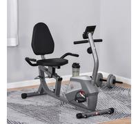 Resistenza magnetica dello schermo LCD per cyclette reclinata Homcom 8 livelli