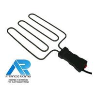 RESISTENZA PER BISTECCHIERA 2000W CON MANICO FERRARI OPTIMA G3 GIULIETTA 32x20CM