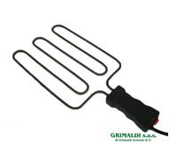 RESISTENZA PER BISTECCHIERA 2000W CON MANICO FERRARI OPTIMA G3 GIULIETTA 32x20CM