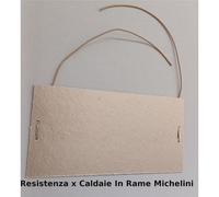 Resistenza per caldaie IN RAME Michelini Ricambio Originali Modello MICA universale 800 WATT Dimensioni 20x10 cm sostituzione facile rame