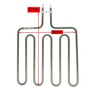 Marel Shop® - Resistenza per Sauna Compatibile con Helo SEPC64 Alta qualità 2000 W 230 V Lunghezza 390mm Larghezza 300mm Distanza faston 40mm