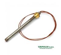 RESISTENZA PER STUFA A PELLET TIPO HDP A CARTUCCIA 250W 230V LUNGHEZZA 136 mm