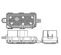 Resistenza regolatore ventilatore ABR 77 000P MAHLE per VOLVO V40 Hatchback