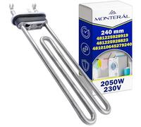 Resistenza Riscaldante Lavatrice 2050W 230V con Codice Originale 481010645279 C00311129 per Whirlpool per Indesit per Ariston 6033188R per IRCA - Garanzia 10 Anni - MONTERAL