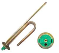 Resistenza Scaldabagno Flangiata Con Faston Corti 1200w Lunghezza 265mm