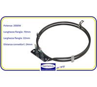 RESISTENZA SERPENTINA CIRCOLARE FORNO VENTILATO WHIRLPOOL IKEA 2000W