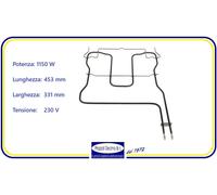 RESISTENZA SERPENTINA INFERIORE FORNO HOTPOINT ARISTON INDESIT 1150W WHIRLPOOL
