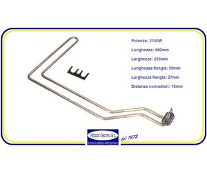 Resistenza Serpentina Lavastoviglie Rex Electrolux AEG 2100W (50249381000)
