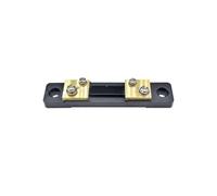 Resistenza shunt CC DC100V/200V 50A/100A LED Voltmetro Amperometro Digitale 4 Bit 0.28''Rilevatore Tester for Auto(Silver)