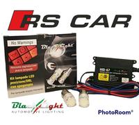 RESISTENZA SPEGNI SPIA DIURNE + KIT COPPIA LAMPADE LED 12V P21/5W A BAIONETTA