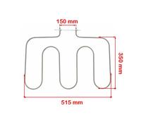 Resistenza Superiore Grill Cielo 2000 Watt 515 x 350 mm per Forno Ilve