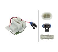 Resistenza Ventilatore Interno 12 V 14 Poli HELLA Per Altri RENAULT CLIO