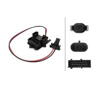 Resistenza Ventilatore Interno 12 V 15 Poli HELLA Per Altri NISSAN PRIMASTAR