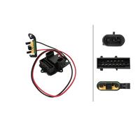 Resistenza Ventilatore Interno 12 V 15-polig HELLA per U.a. Opel Vivaro