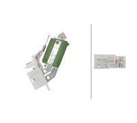 Resistenza Ventilatore Interno 12 V 7-polig HELLA per U.a. Opel Vectra