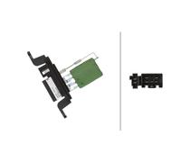 Resistenza Ventilatore Interno 12 V 7-polig HELLA per U.a. Renault Master