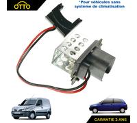 Resistenza Ventilazione Abitacolo Per KUBISTAR CLIO I KANGOO PARTSLINE 12V Nero