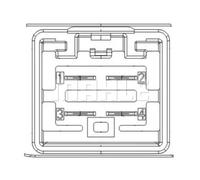 Resistenza ventola abitacolo ABR 105 000P MAHLE per VW SEAT SKODA