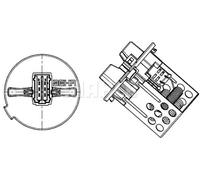 Resistenza ventola abitacolo per veicoli con aria condizionata ABR 93 000P MAHLE