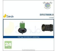 Resistenza ventola abitacolo Sando per CITROEN C3 II DS3