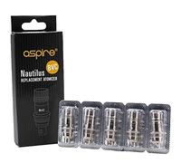 Resistenze Nautilus 0.7 Ohm BVC Coil Sigaretta Elettronica (5 PZ) per Atomizzatore Aspire Non Rigenerabile Bobina in Nichrome da Utilizzare a 18-23W di Potenza