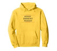 resistere al dissenso persistere donne femministe protestare uguali diritti Felpa con Cappuccio