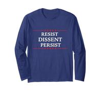 resistere al dissenso persistere donne femministe protestare uguali diritti Maglia a Manica