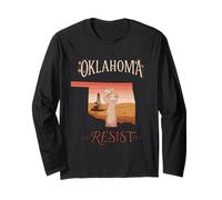 Resistere alla protesta Politica dell'Oklahoma Maglia a Manica