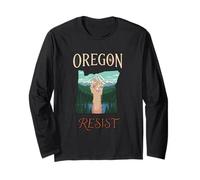Resistere alla protesta Politica dell'Oregon Maglia a Manica