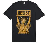 Resistere alla Statua della libertà alla protesta Ribelle Contro Le Alte tariffe Comfort Colors Adult Heavyweight T-Shirt