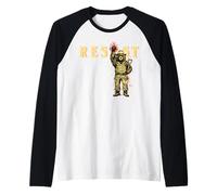 Resistere all'orso difendere protezione prevenire il Maglia con Maniche Raglan