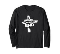 Resistere Fino alla Croce Finale Maglia a Manica