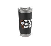 Resistere Orso Con Parole Foxtrot Delta Tango Save Our Parks Bicchiere termico in acciaio inox doppia parete