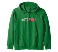 Resistere Stop War Peace Heal Anti Violenza Lotta Fine spargimento di Sangue Felpa con Cappuccio