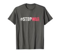 Resistere STOP WAR Peace Heal Anti Violenza Lotta Fine spargimento di sangue Maglietta