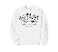 Resisti a ciò Che Hai Uomini cristiani Donne Amano Dio Gesù Felpa