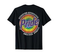 Resisti a Trump Rimuovi le macchie arancio testarde Pride Month LGBTQ Maglietta