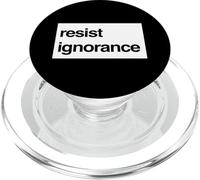 Resisti alla protesta dell'ignoranza - Conoscenza sul rumore PopSockets PopGrip per MagSafe