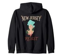 Resisti alla protesta Politica del New Jersey Felpa con Cappuccio