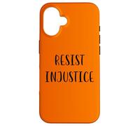 Resisti all'ingiustizia Sostieni la giustizia sociale Dichiarazione Custodia per iPhone 16